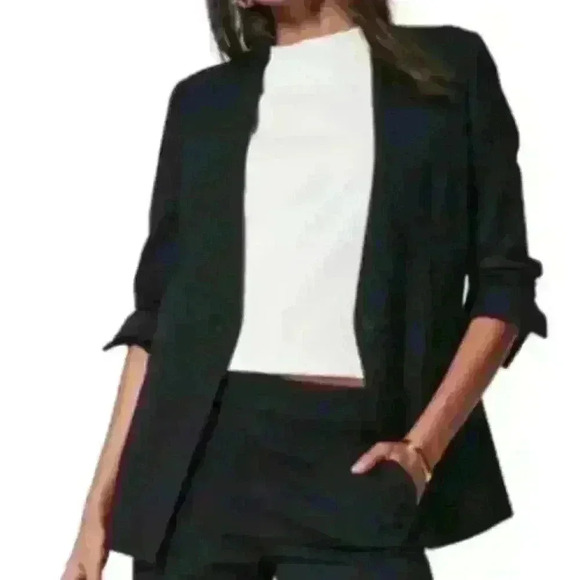 Spanx The Perfect Blazer:Smoothing Ponte Fabric, Machine Washable, Classic Style - Picture 1 of 4